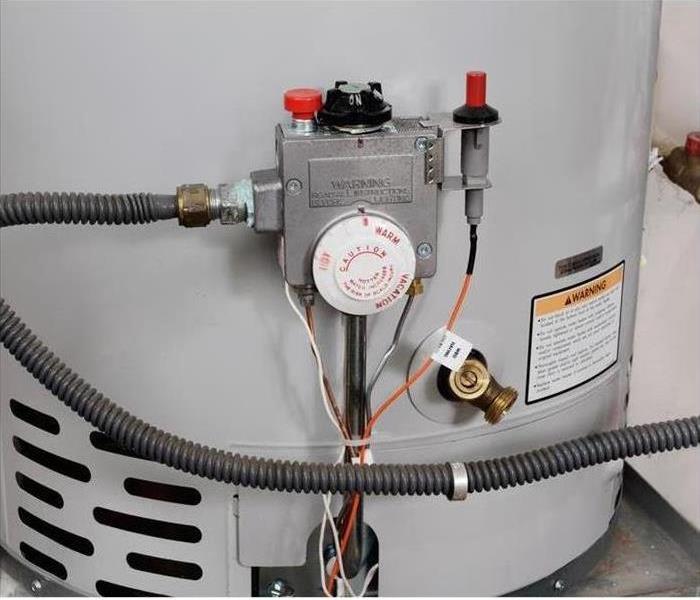 Picture of a white water heater
