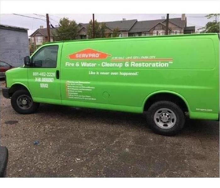 Image of a servpro truck